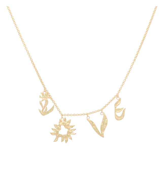 Bonfire chocker - Gold