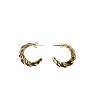 PIECES Birgitte hoop earrings