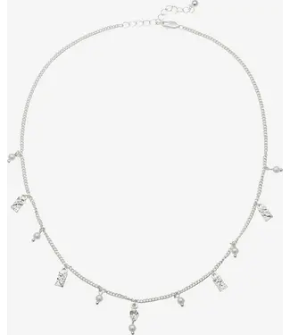 PIECES Jilla necklace - Silver