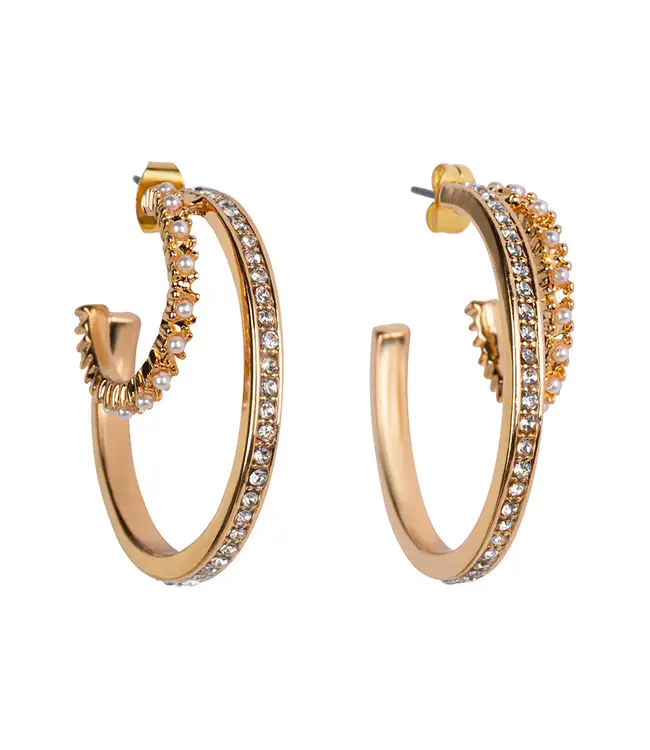 Double Diamant hoops