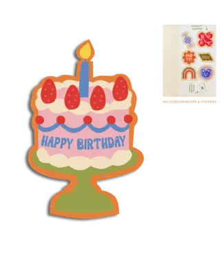 The Giftlabel Cut out cards - Happy birthday