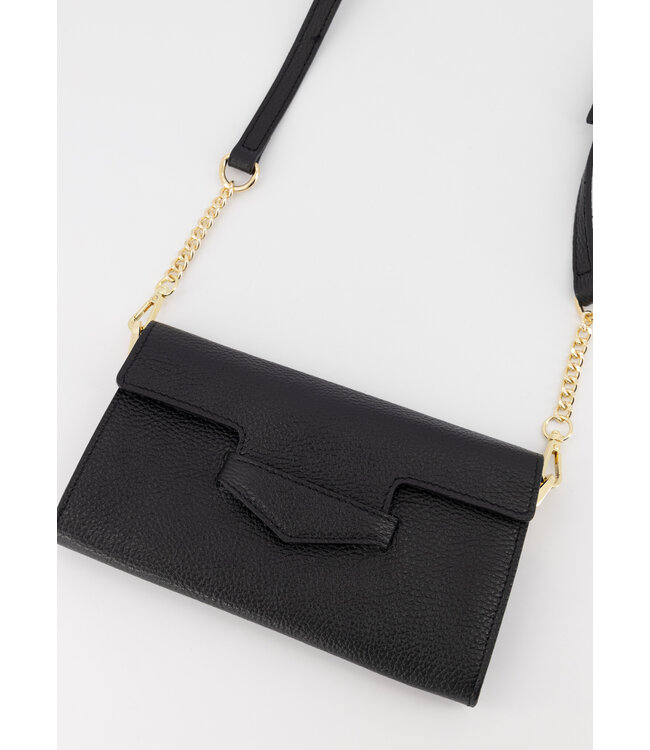 Venti clutch bag - Zwart