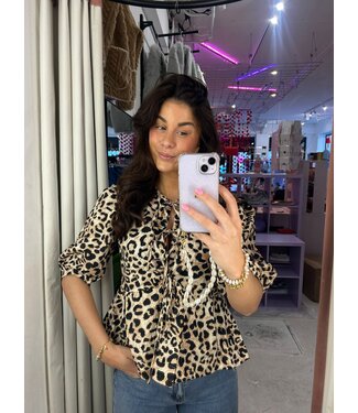 Lovika leopard blouse