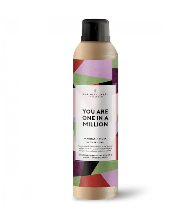 The Giftlabel Shower foam - You are one in a million