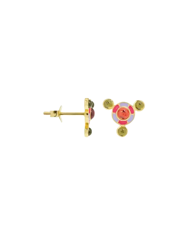 Single Fantastic stud earring - Goldplated