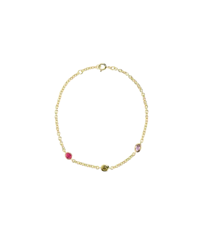 ANNA NINA Ziggy bracelet - Goldplated