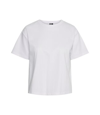 PIECES Skylar Tee - Bright White