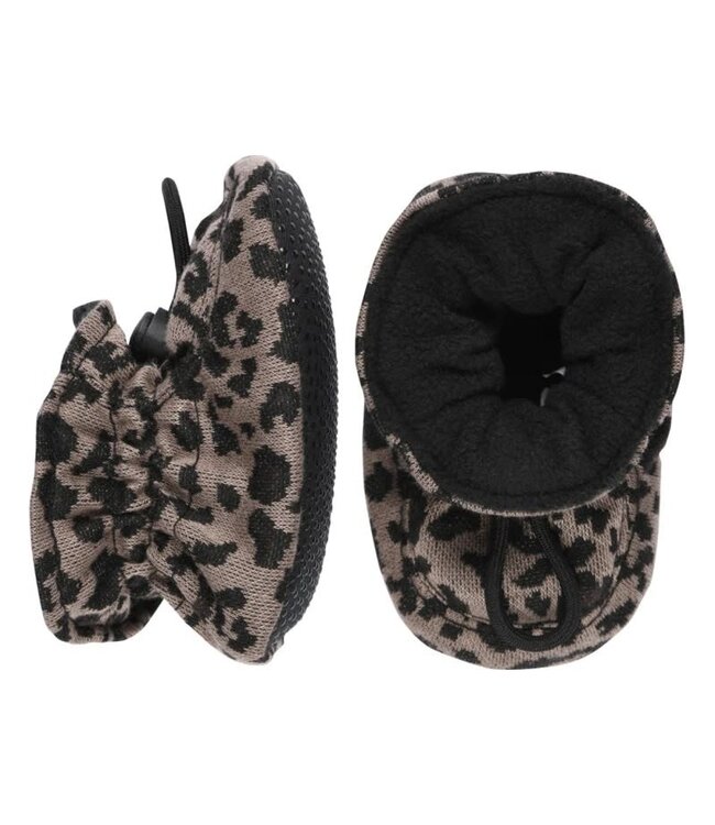 MP Denmark Babyslofjes/shoes Melton - Leopard