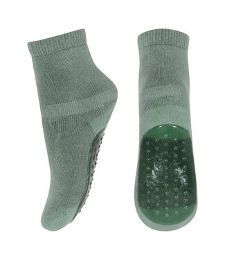 MP Denmark Cotton socks - anti slip | Granite Green