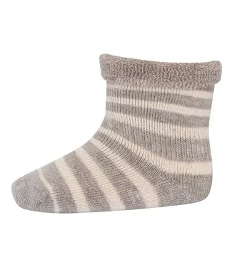 MP Denmark Eli baby socks | Light Brown Melange