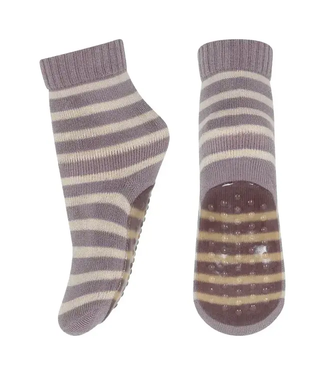 Eli socks - anti slip | Lilac Shadow