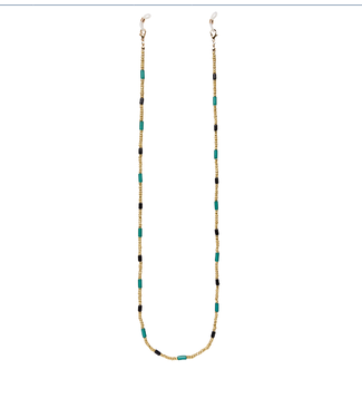 PIECES Laia sunglass chain - Gold/Multi