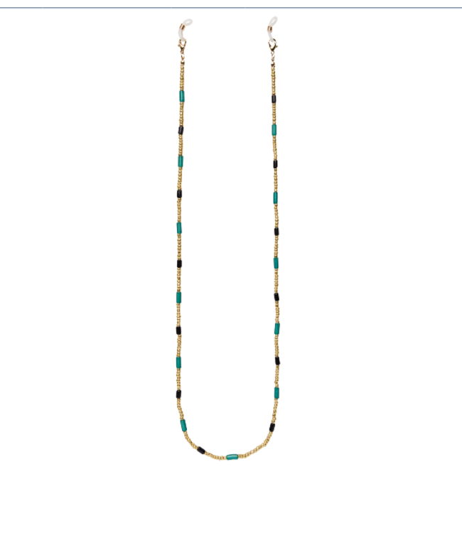 Laia sunglass chain - Gold/Multi