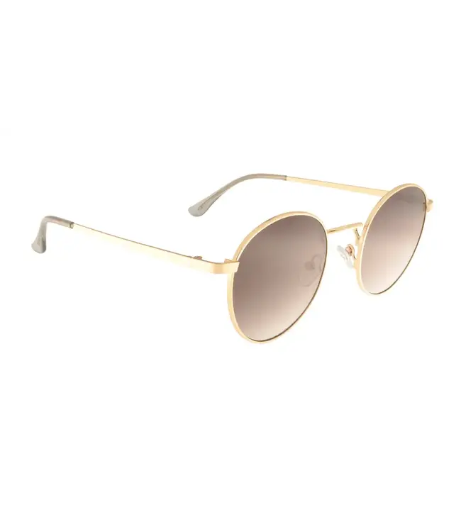 Charly Therapy Manhattan Grape Sunglasses - Brown/Gold