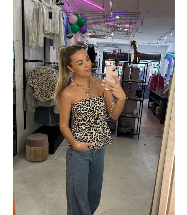 Lola top - Leopard