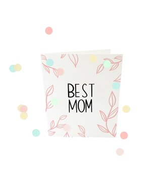 The Giftlabel Confetticard - Best Mom