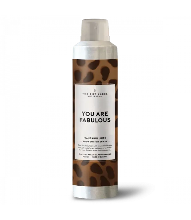 The Giftlabel Body Lotion Spray - You Are Fabulous