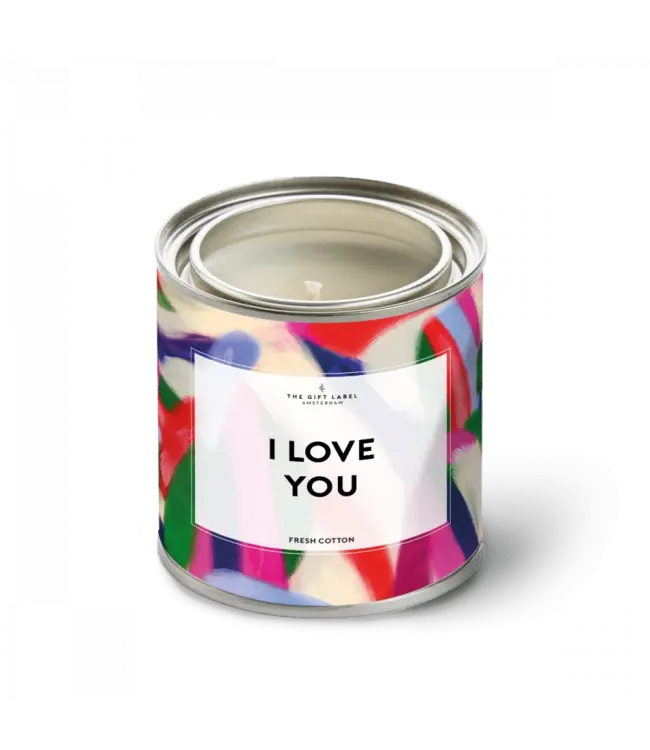 The Giftlabel Candle Tin - I Love You
