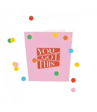 The Giftlabel Confetti Cards - You Got This