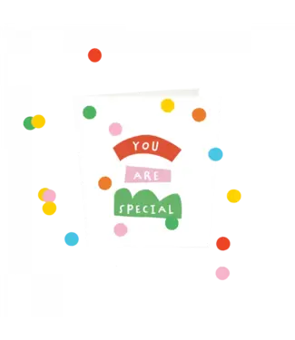 The Giftlabel Confetti Cards - You Are Special