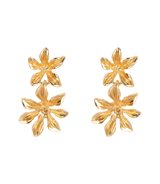 Daisy earrings - Gold