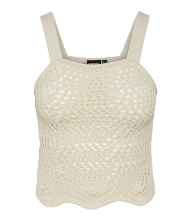 Aia Knit Crop Top - Birch