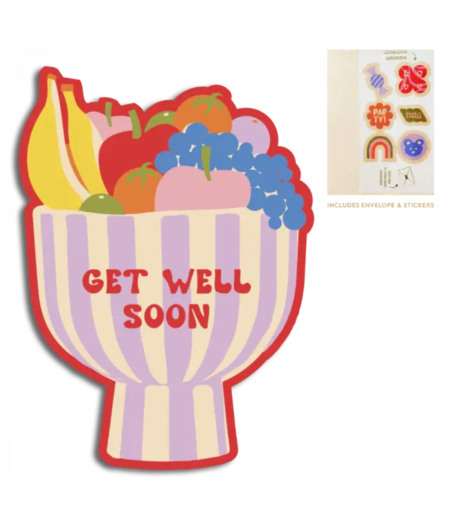 Cut out cards - Get well soon