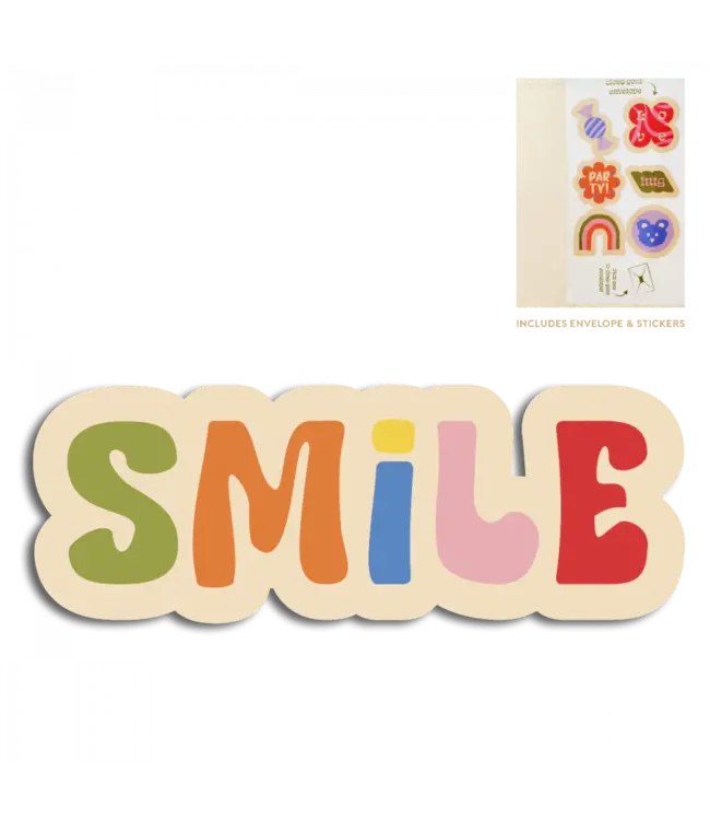 Cut out cards - Smile