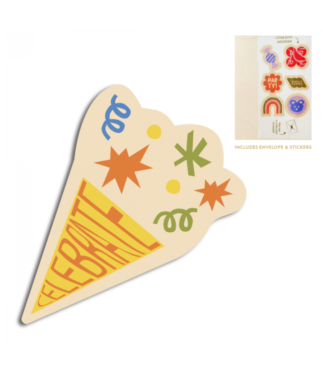 Cut Out Cards - Celebrate