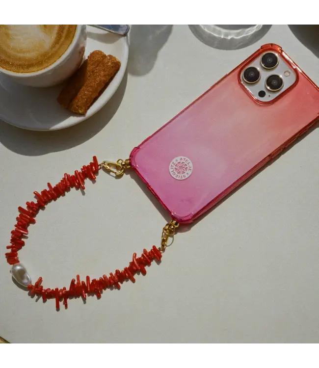 Coral reef cord - Short phone cord