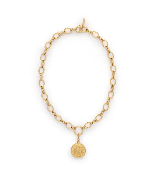 Baroque Coin Necklace