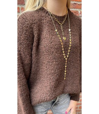 Cozy Winter Knit - Brown