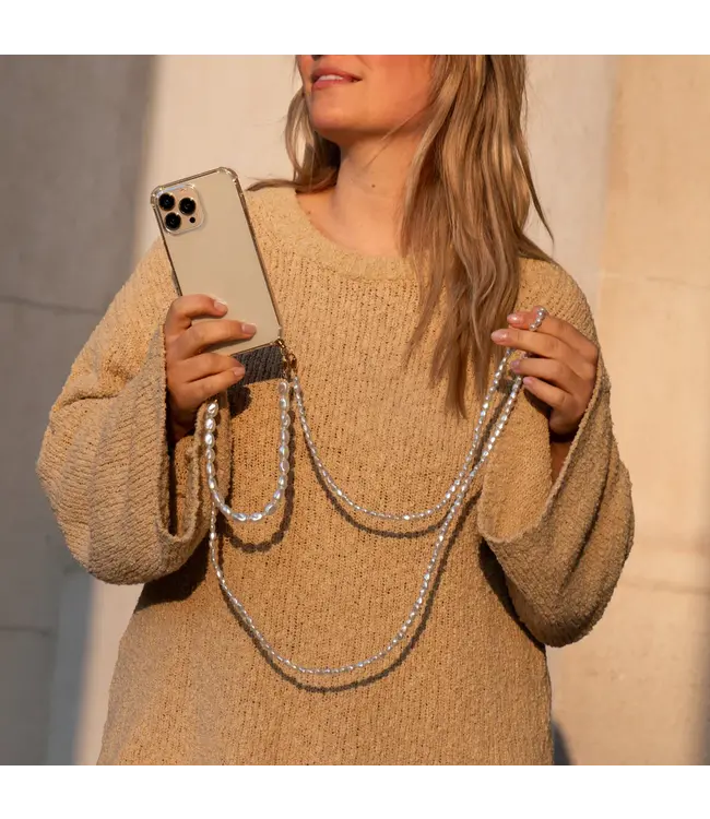 Pearl drop - Long phone cord