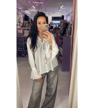 Flo  Blouse - White