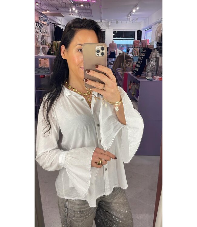 Flo  Blouse - White