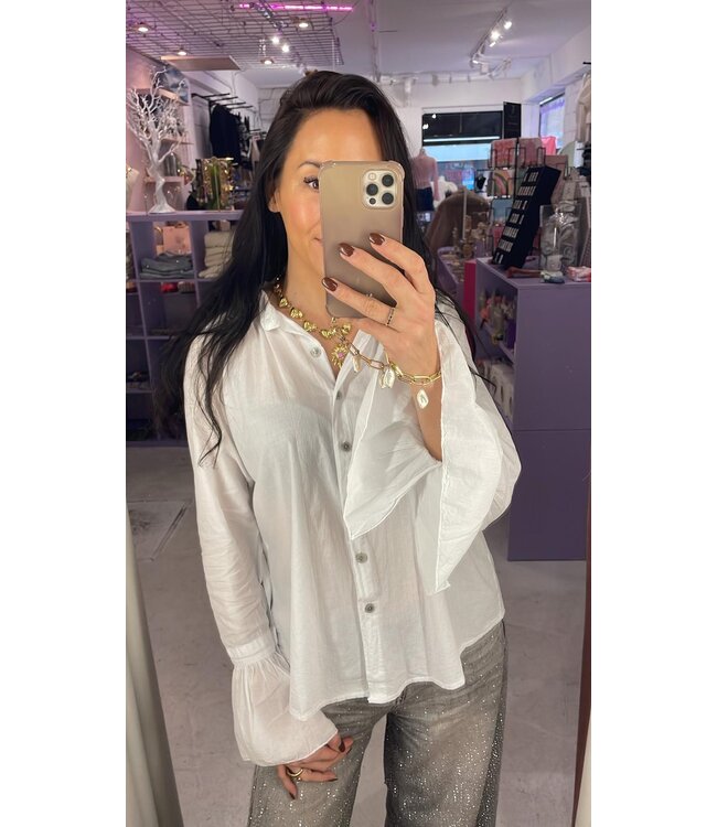 Flo  Blouse - White