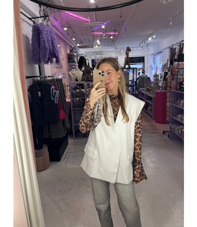 Eilish Gilet - White