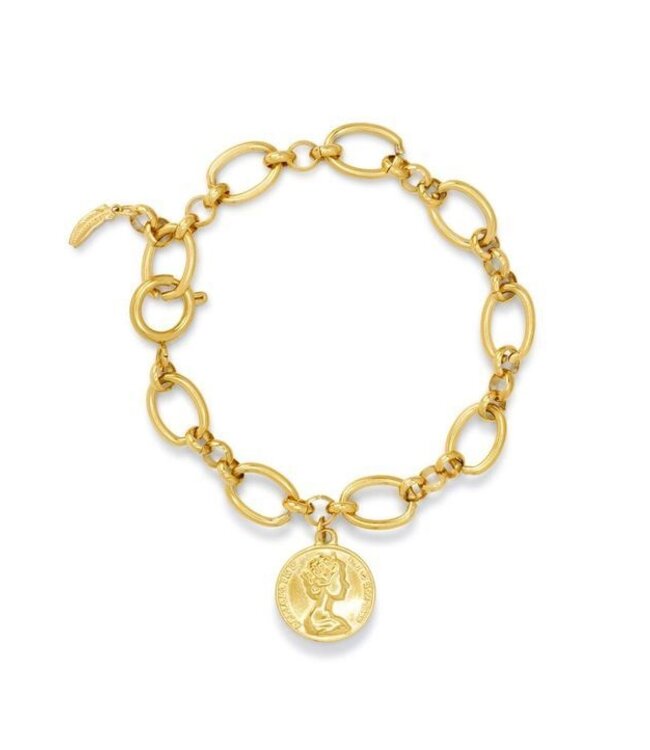 Le Veer Baroque Coin Bracelet