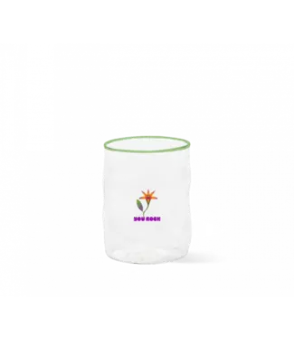 The Giftlabel Tea Glass - You Rock