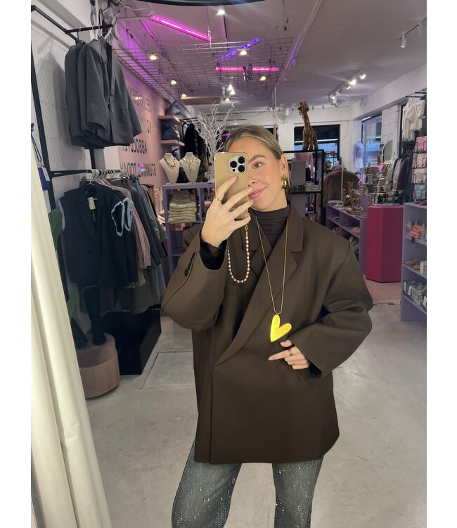 Camila Blazer - Brown