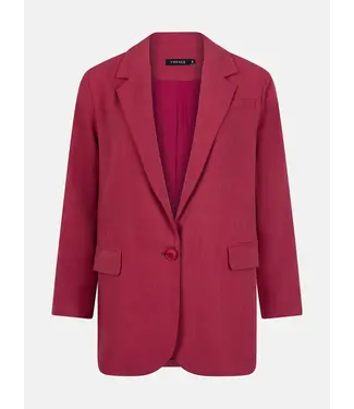 Ydence Blazer Debora - Wine Red