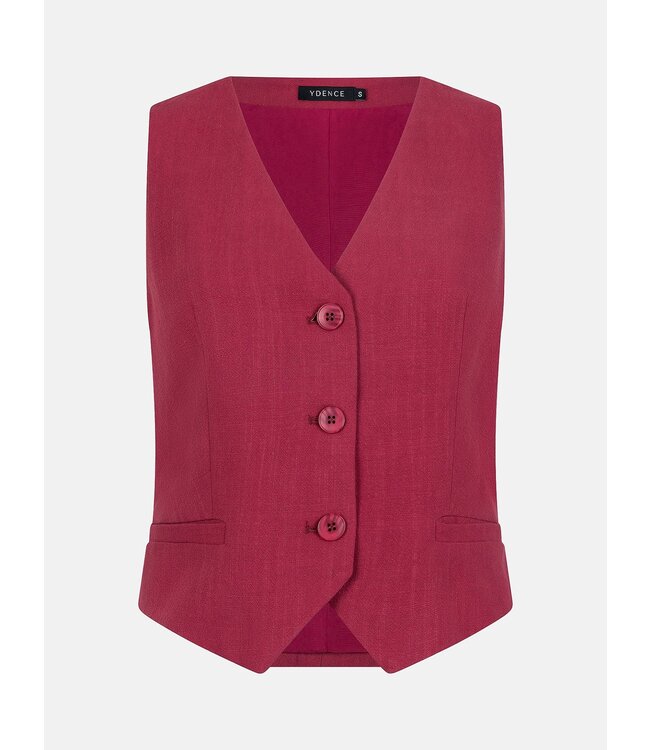 Ydence Gilet Erica - Wine Red