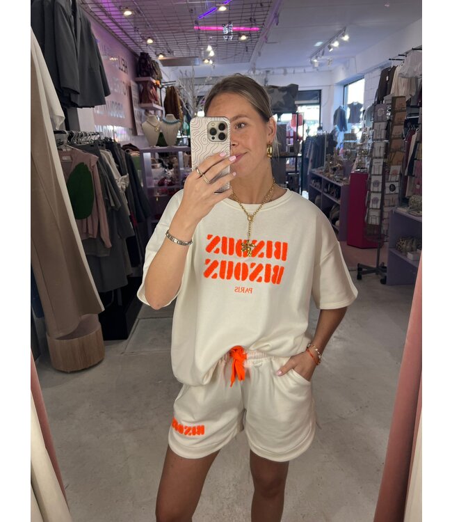 Bisous Sweatshirt - Offwhite