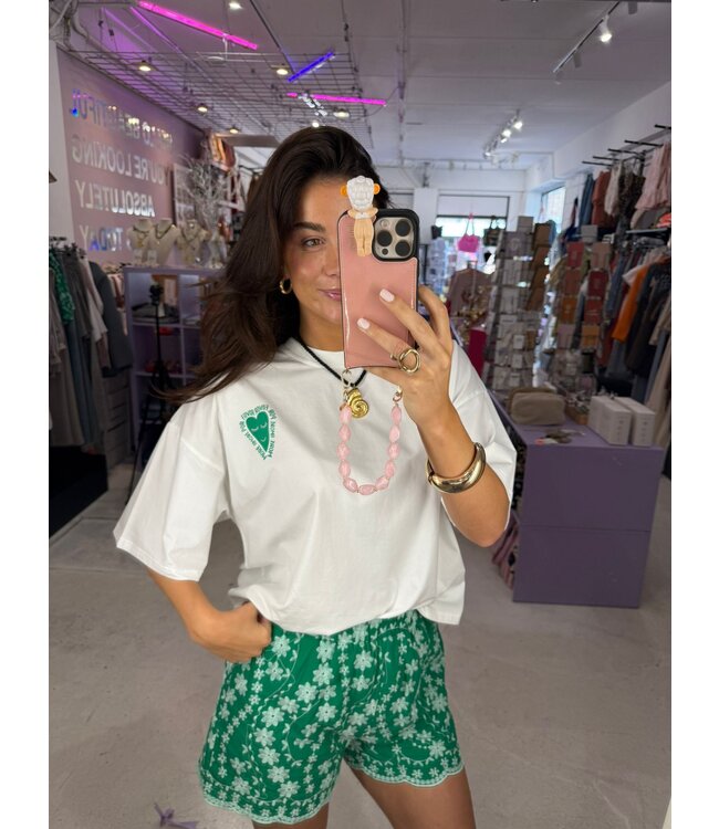 Ydence T shirt More Amore - White