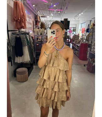 Mauve Dress - Sand
