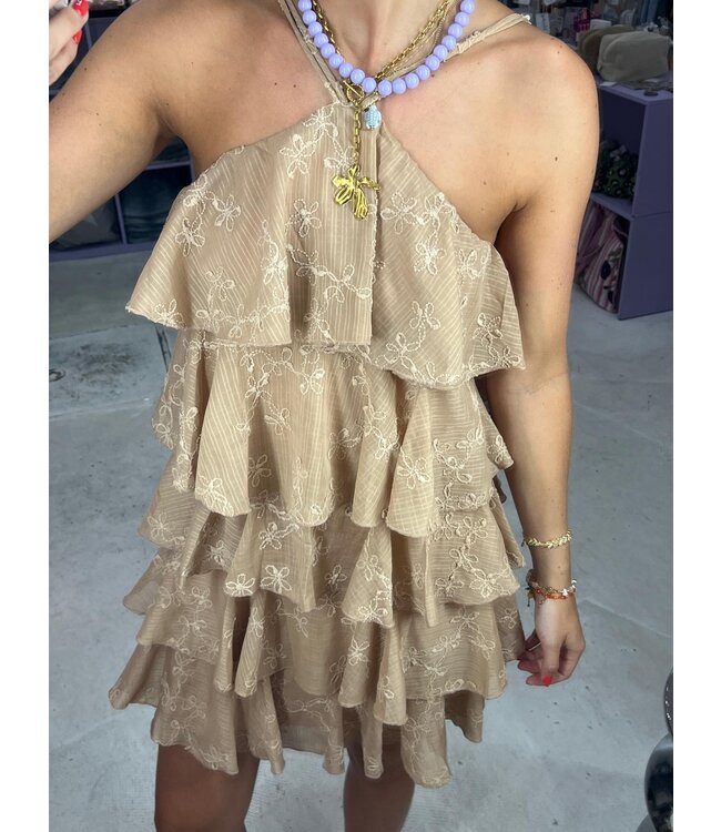 Mauve Dress - Sand