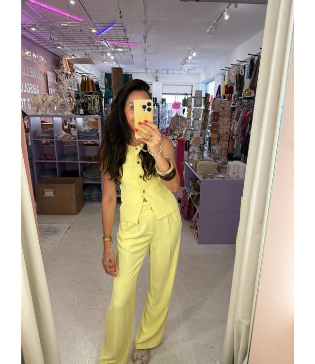 Sissy Gilet - Yellow