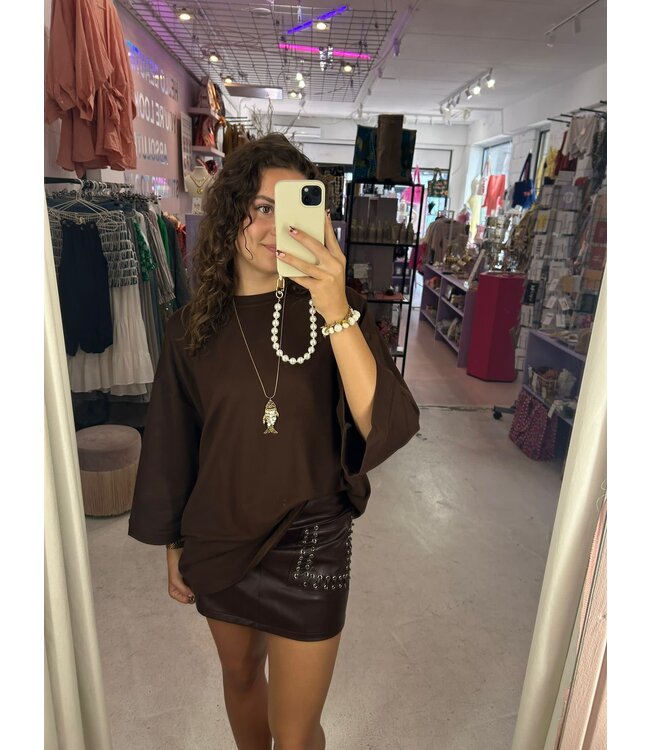 Cato Skirt - Brown