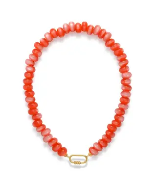 Le Veer Coral Capri  Necklace