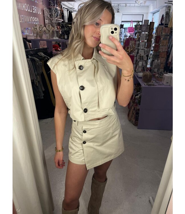 Ivy Skirt - Beige